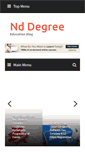 Mobile Screenshot of nddegree.com