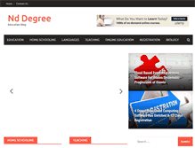 Tablet Screenshot of nddegree.com